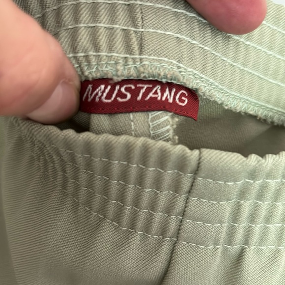 Mustang Ladies polyester elastic waist pants 18w 32 sage green - Picture 3 of 4